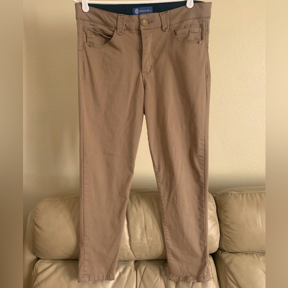 Democracy Tan Skinny Jeans